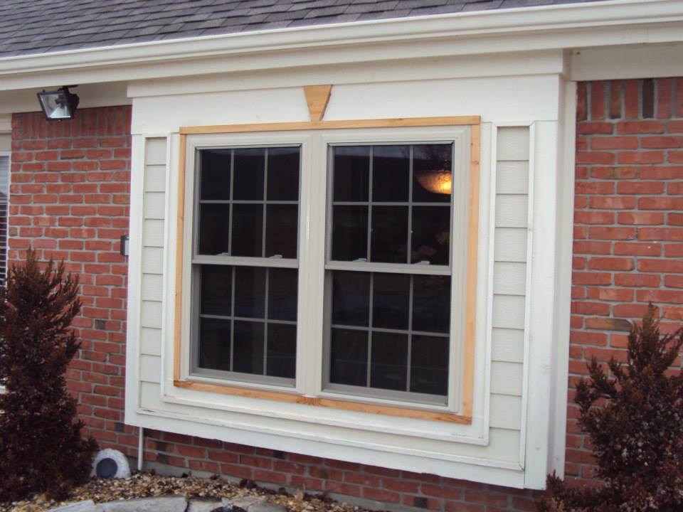 Double Hung Windows from Exterior of House